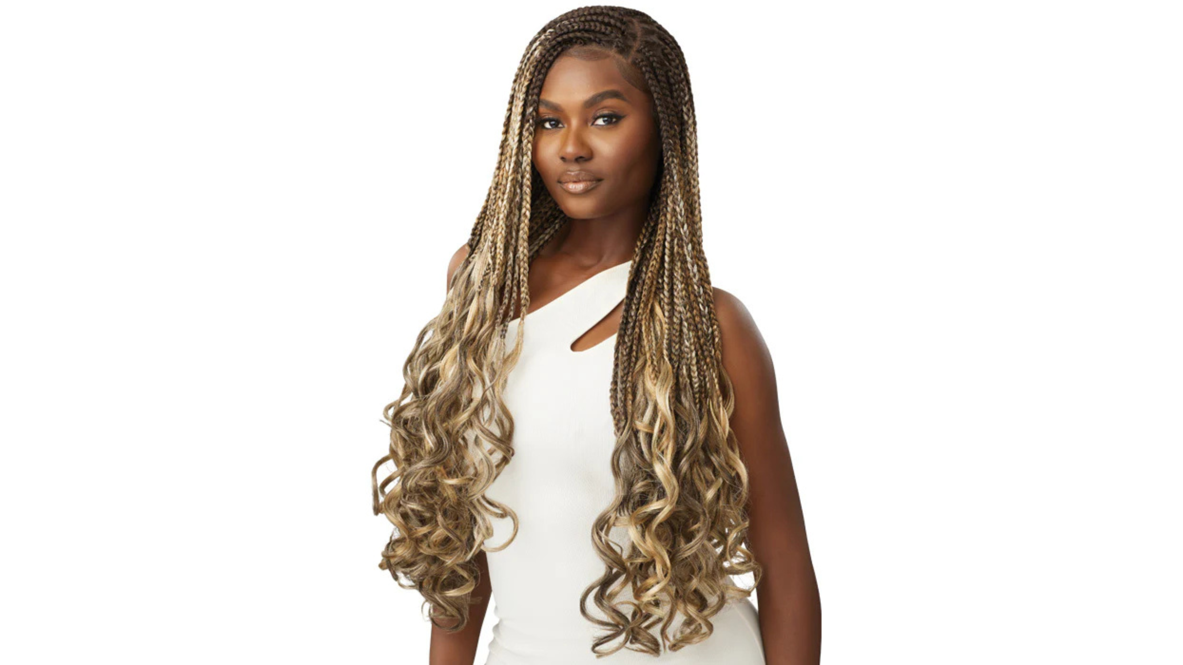 French Curl Box Braids